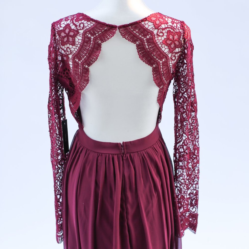 Lulus Lace Backless Dress - Picture 7 of 8